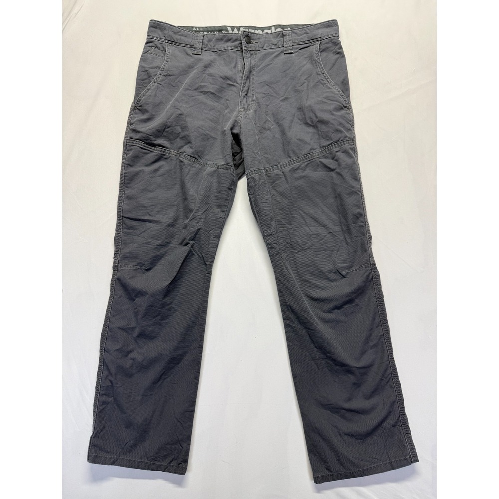 Wrangler ATG Pants Mens 34x28.5 Gray Gorpcore Outdoor Hiking Utility Workwear